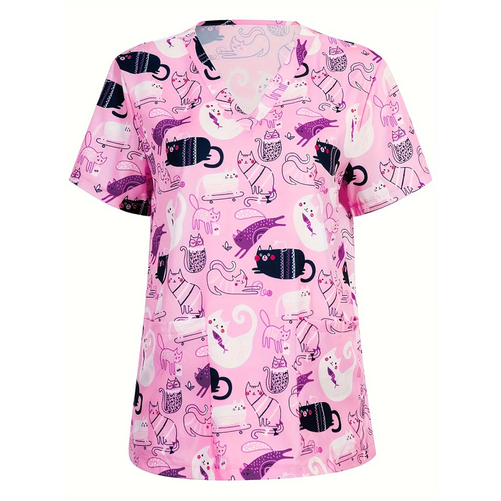 Women's T-Shirts Medical Nursing Uniform