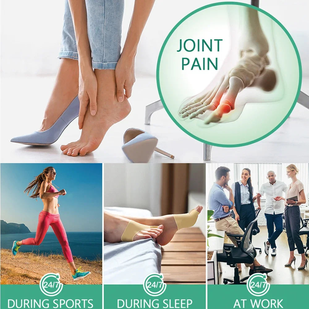 Toe Separator Hallux Valgus Bunion Corrector Hammer Toe Straightener