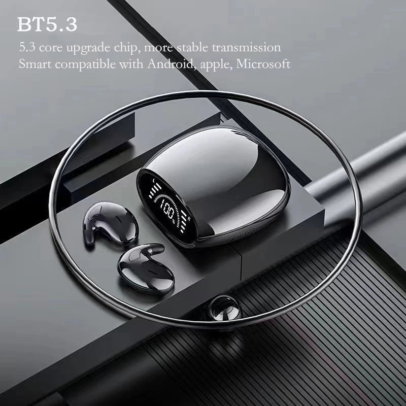 SK Ultra-thin Sleep Headphones 5.3 Wireless Bluetooth Headset Invisible Earbuds