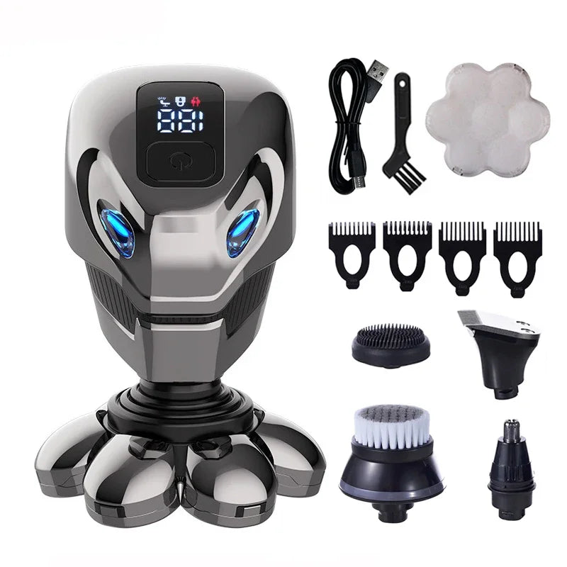 Electric Shaver For Men Bald Head Hair Clipper Nose Trimmer