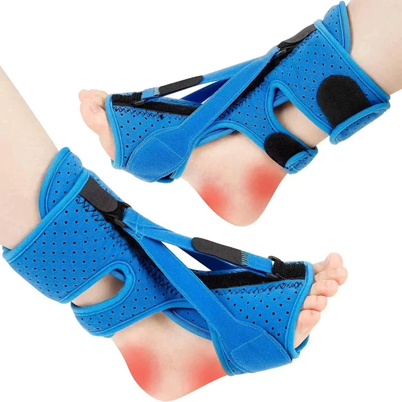 Adjustable Night Splint For Plantar Fasciitis Pain Relief Soft Foot Drop Brace