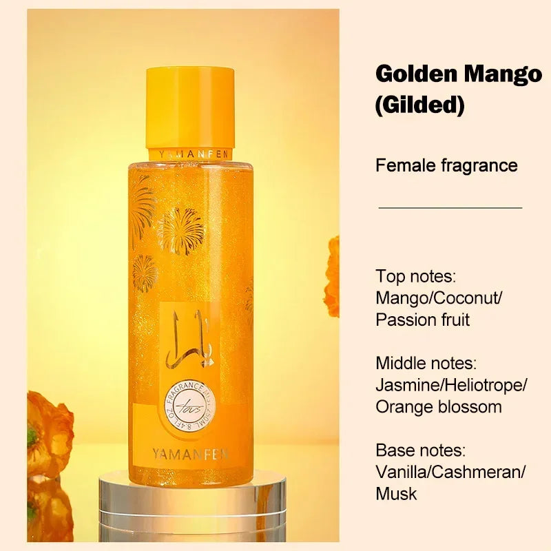 Arabic Dubai Perfume Floral Fragrance Excited Date Scent Body Spray, Long Lasting
