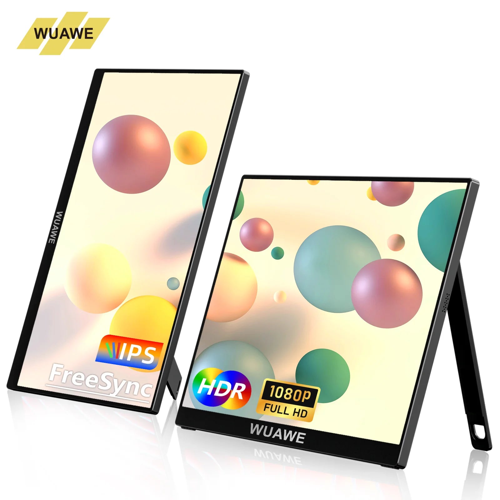 Nice gift 15.6-inch 60HZ Gaming Portable Monitor for Laptop, 1080P IPS Display LCD FHD External Second Computer Screen for Phone