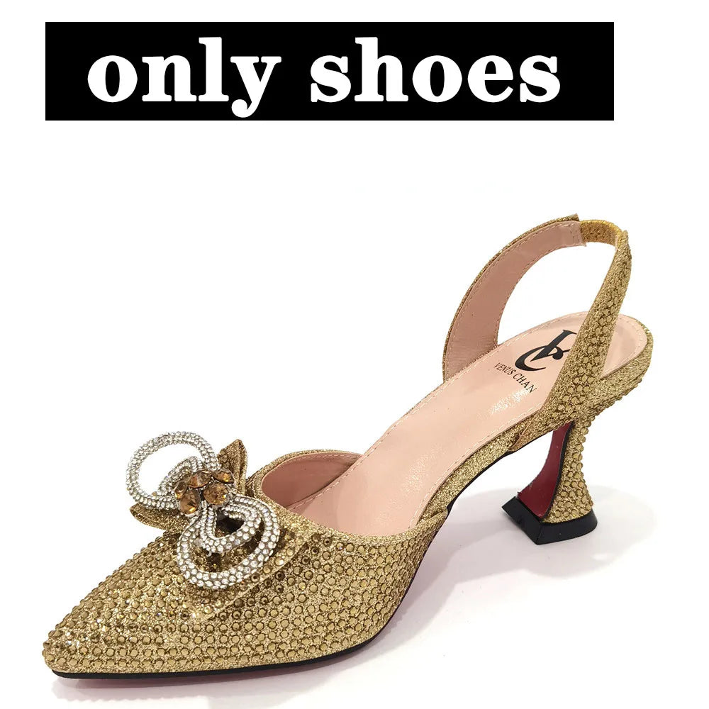 Party High Heels Pointed Toe Stiletto Heels Silver Women's Shoes And Bags