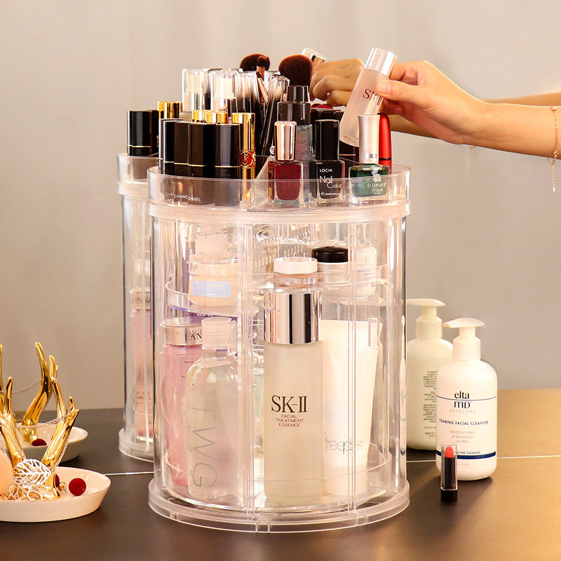 Rotating Cosmetics Storage Rack