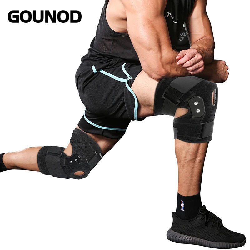 Adjustable Hinged Knee Brace Knee Joint Brace Support Knee Stabilizer Knee Pad Health Care - Xprespick
