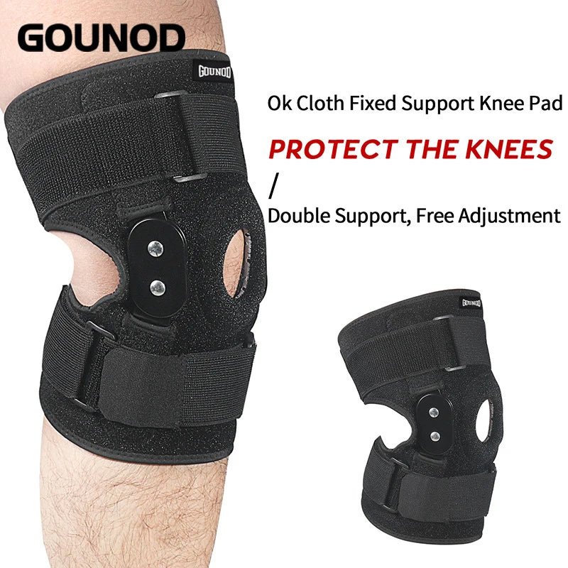 Adjustable Hinged Knee Brace Knee Joint Brace Support Knee Stabilizer Knee Pad Health Care - Xprespick