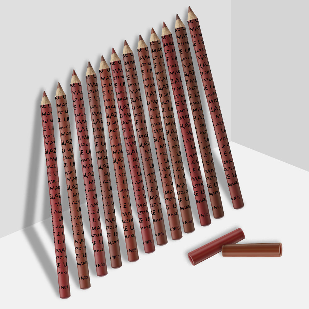 Dual-purpose Smudge proof  Lip Liner & Eyeliner