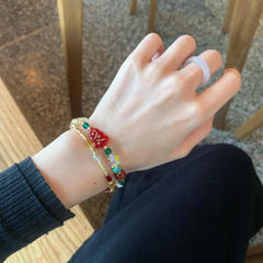 Elegant, Versatile Christmas Tree Bracelet