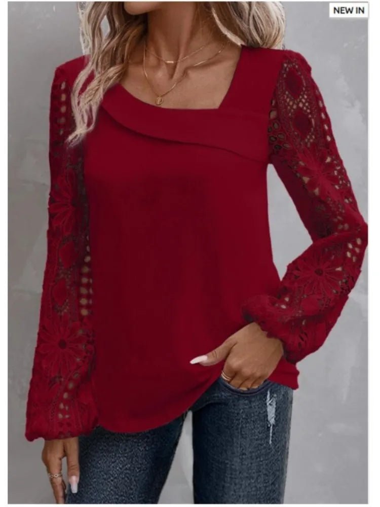 Casual New Arrivals Shirts And Blouses Elegant Female Loose Long Sleeve Tops Women Clothing - Xprespick