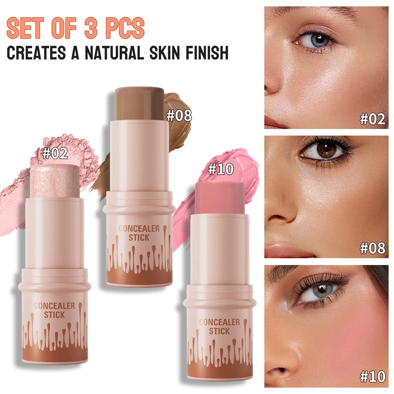 Contour Stick Set Contouring Wand V - face Shaping Contour Pen Face Makeup Beauty product - Xprespick