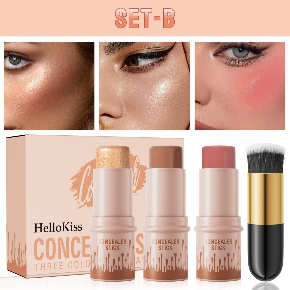 Contour Stick Set Contouring Wand V - face Shaping Contour Pen Face Makeup Beauty product - Xprespick
