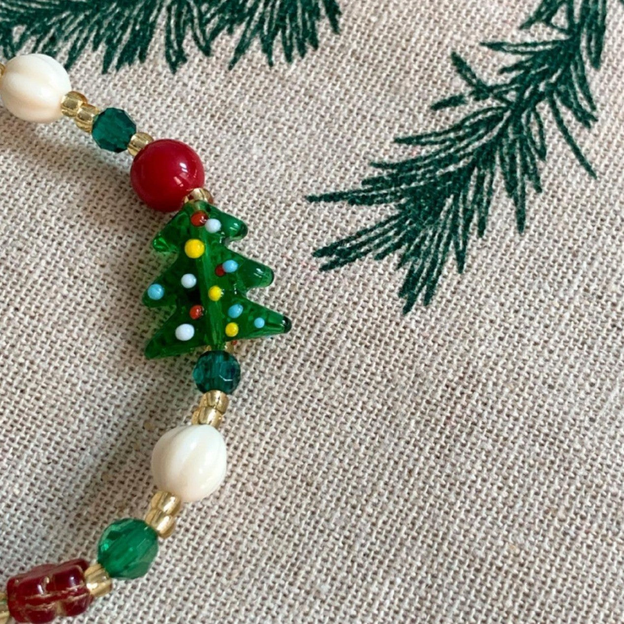 Elegant, Versatile Christmas Tree Bracelet