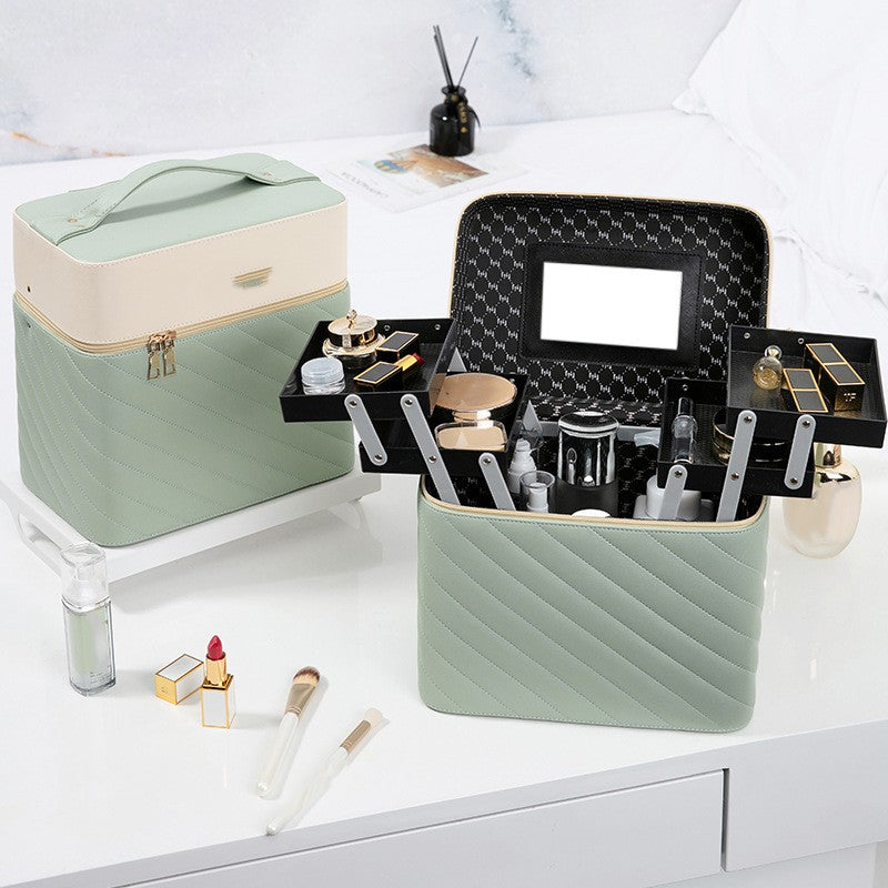 Portable Case Cosmetics And Jewelry Storage Box