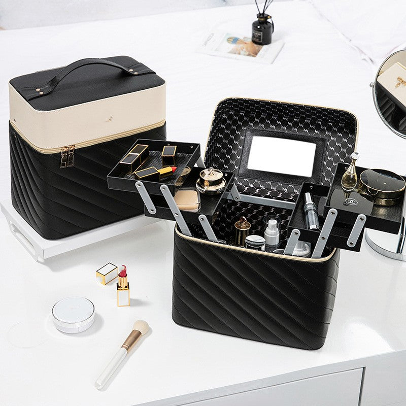 Portable Case Cosmetics And Jewelry Storage Box