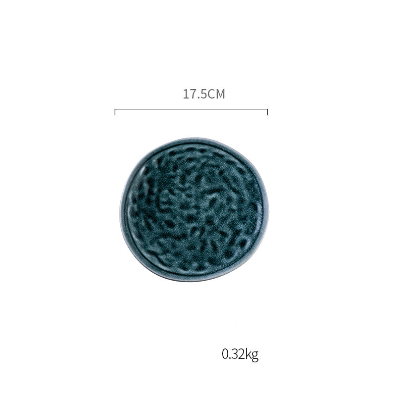 Round Ceramics For Household Creative Western Food Plate