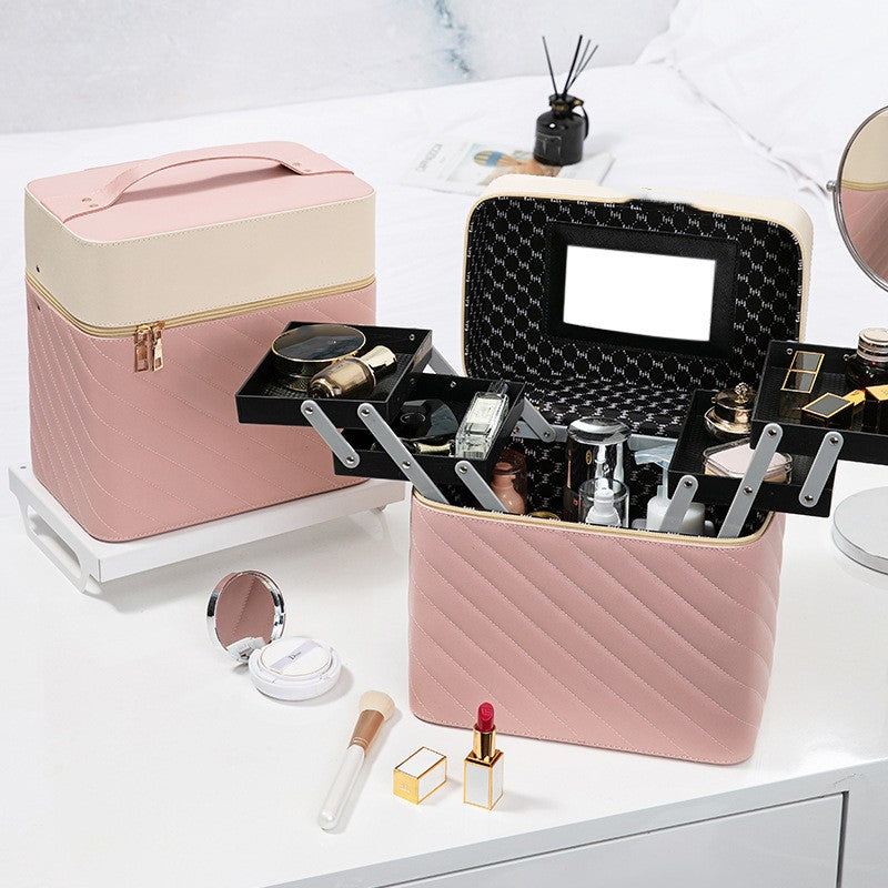 Portable Case Cosmetics And Jewelry Storage Box