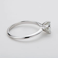IOGOU Mosanite Diamond Rings for Women 0.5 Carat Engagement Round Cut Solitaire Ring Real 925 Sterling Silver Wholesale Jewelry - Xprespick