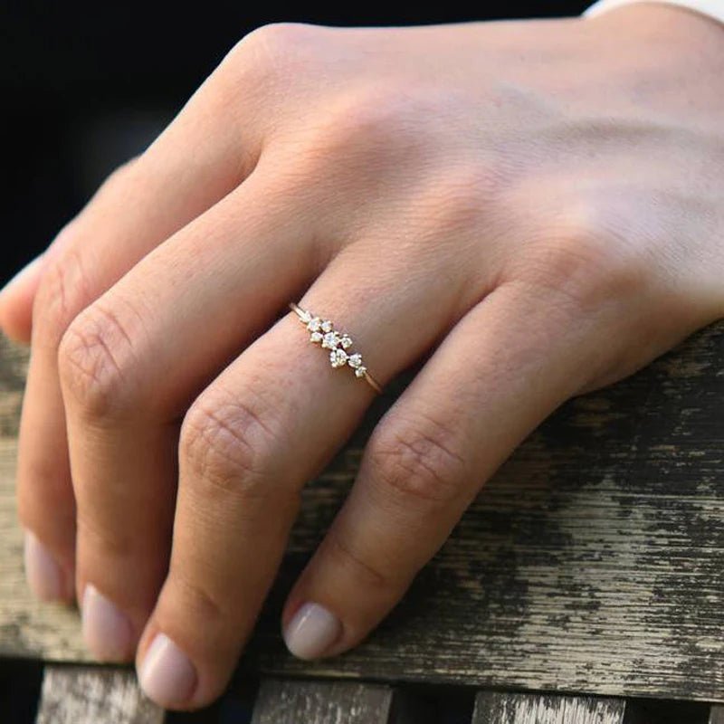 Lnngy 925 Sterling Silver Moissanite Ring Wedding Bands for Women Brilliant Lab Diamond Ring Bijoux Bague Fine Jewelry Gift - Xprespick
