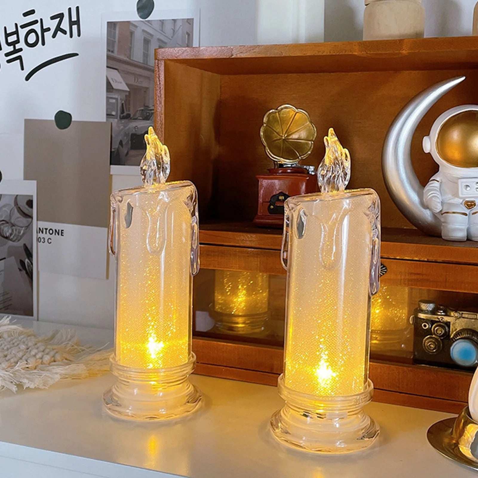 Flameless LED Candles Flickering LED Pillar Candles Flameless Battery Powered Candles For Party Easter