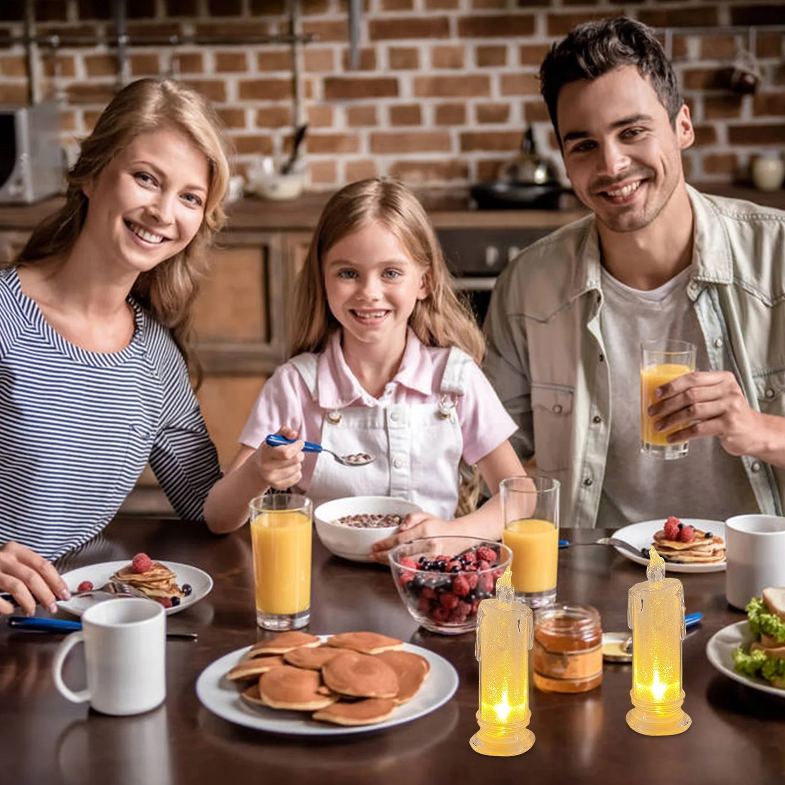 Flameless LED Candles Flickering LED Pillar Candles Flameless Battery Powered Candles For Party Easter