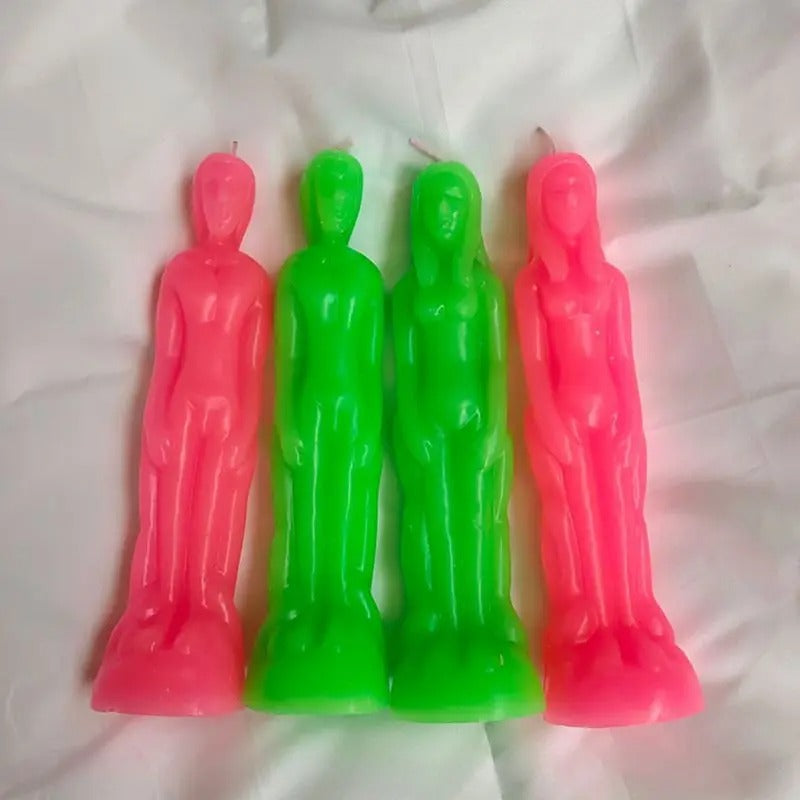 Candle for Easter Religious Party Decoration, Human Shape Couple Candles