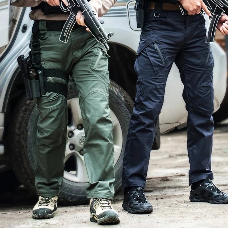 Men's Waterproof Cargo Pants Elastic Multiple Pocket Military Male Trousers Outdoor Joggers Pant Joggers Pant - Xprespick