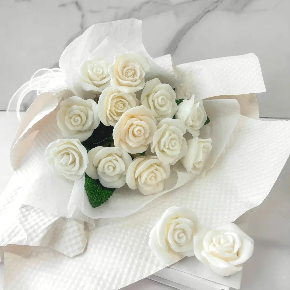 Multi Style Rose Silicone Molds for Scented Candle Flower Gypsum Resin Moulds Wedding Cake Decor Valentine’s Day Chocolate Gifts - Xprespick