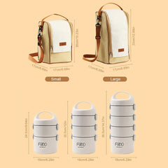 Stainless Steel Vacuum Thermal Lunch Box Insulated Lunch Bag Food Warmer Soup Cup Thermos Containers Lunch Box for Kids Tupper - Xprespick