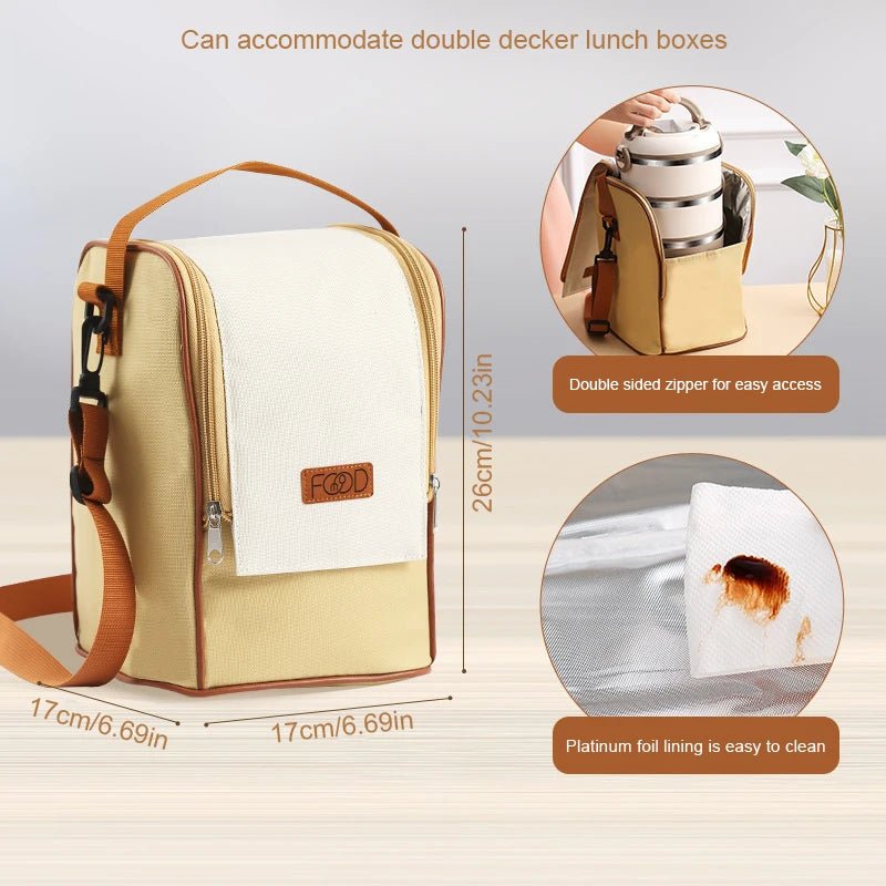 Stainless Steel Vacuum Thermal Lunch Box Insulated Lunch Bag Food Warmer Soup Cup Thermos Containers Lunch Box for Kids Tupper - Xprespick