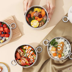 Stainless Steel Vacuum Thermal Lunch Box Insulated Lunch Bag Food Warmer Soup Cup Thermos Containers Lunch Box for Kids Tupper - Xprespick