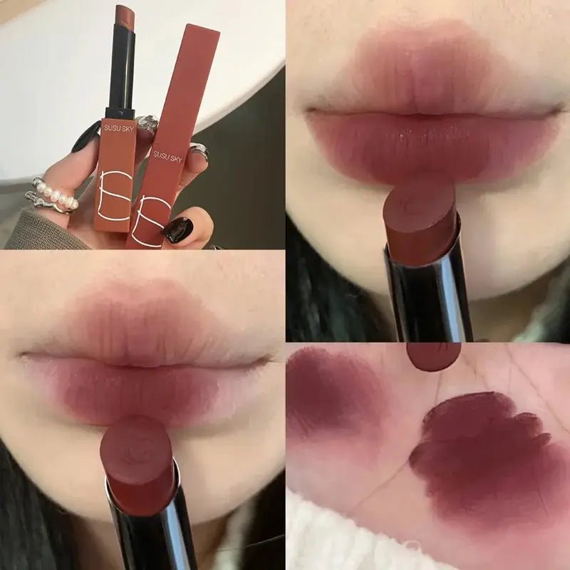 Tube Matte Lipstick, Waterproof and Sweatproof Lipstick Lips and Cheeks Beauty product - Xprespick