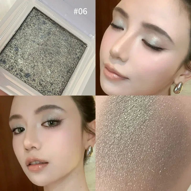 Wild Rose Black Eyeshdaow Palette Matte Glitter Single Color Eyeshadow Beauty product - Xprespick