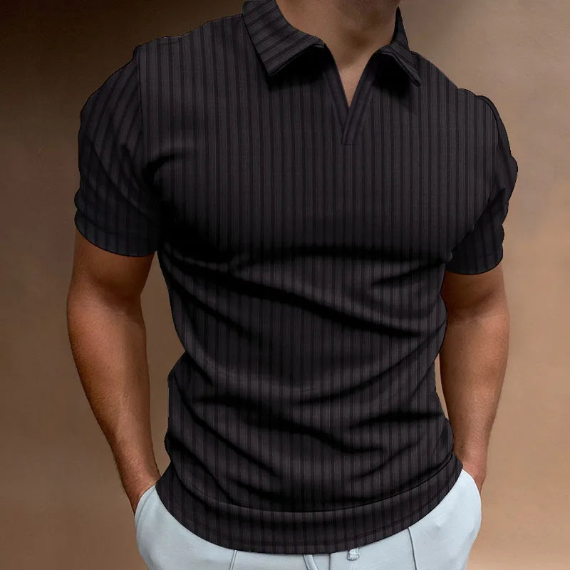 Shling Stripe Men's Polo T Shirts Shling Men's Tshirt Polo T Shirts T shirts