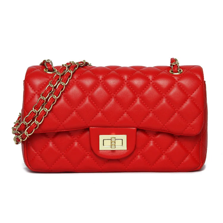 Shling Designer PU Leather Ladies Shoulder Handbags Shling Women's Clutches