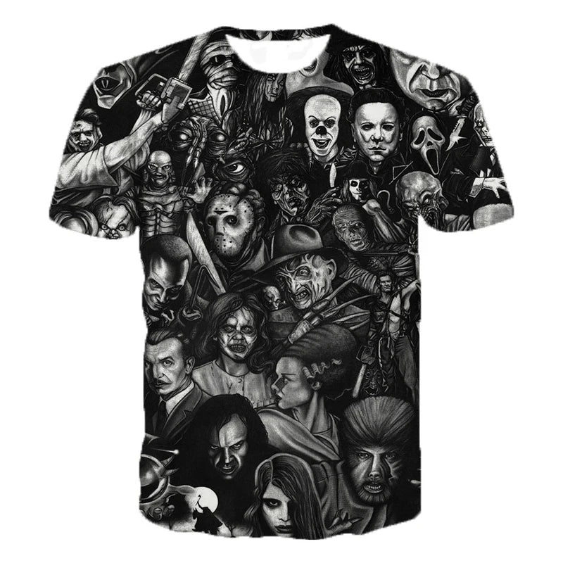 Shling All Over Print Shirt Shling Men's Tshirt mens cloth mens t shirt