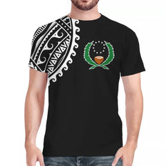 Shling Hawaiian Floral Guam Island Pattern Men Casual Shirts Plus Size Beach Polynesian O Neck T Shirts Men Custom T Shirt for Men Shling T-shirt for men