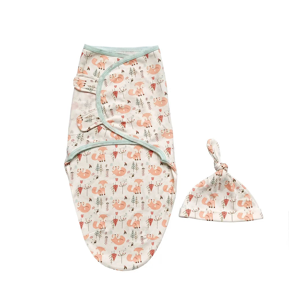 Shling Wrap blankets baby swaddle with hat Shling baby swaddle blankets baby swaddle with hat