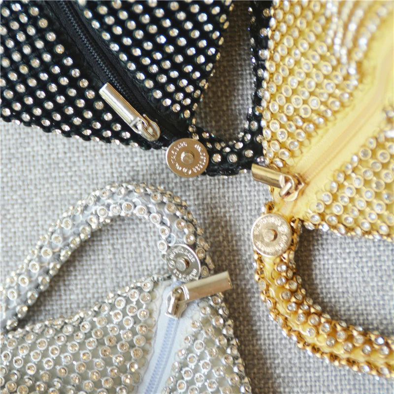 Shling Rhinestones Bag Shling Women's Clutches