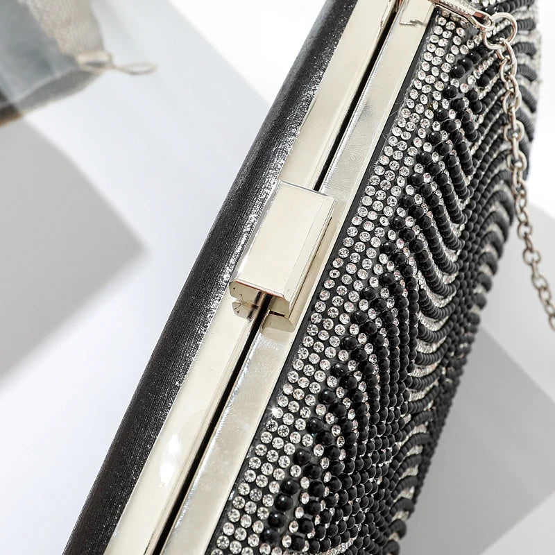 Shling Factory party beaded clutch bag Shling clutch bag
