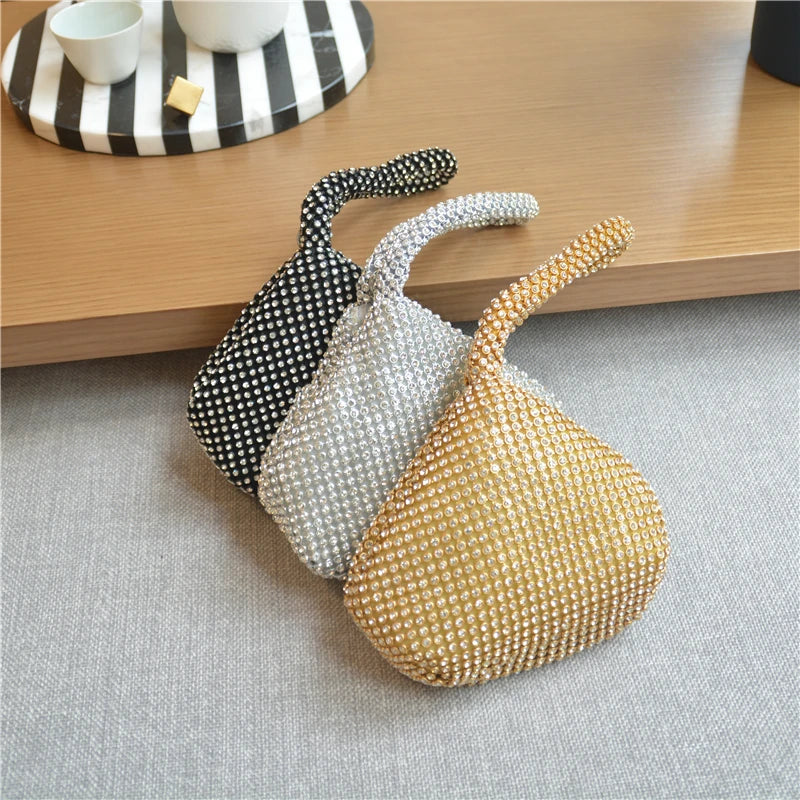 Shling Rhinestones Bag Shling Women's Clutches