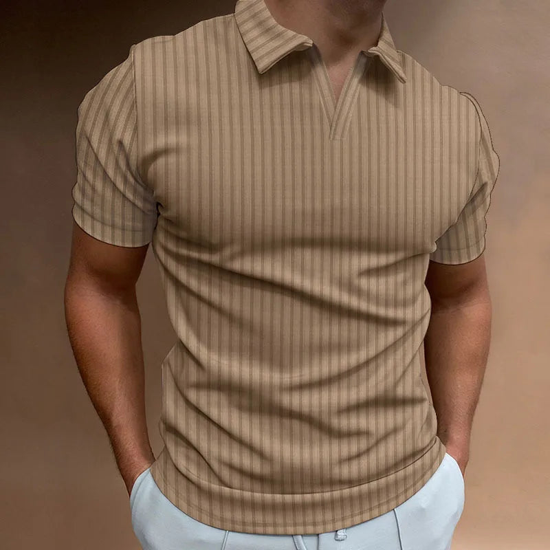 Shling Stripe Men's Polo T Shirts Shling Men's Tshirt Polo T Shirts T shirts