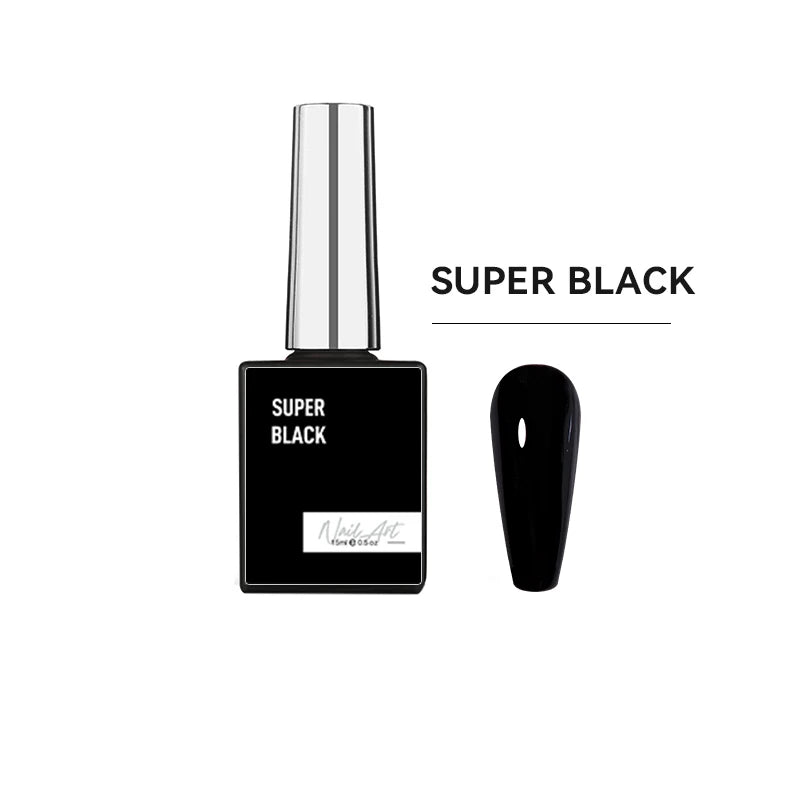 Shling Black white gel Nail polish Shling Black Nail polish gel nail polish white gel Nail polish