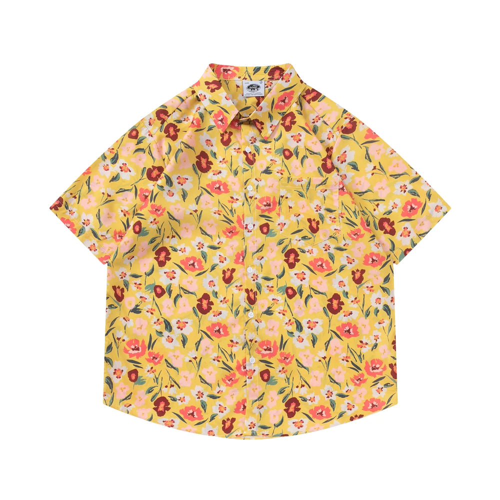 Shling Hawaiian Flower  Shirt Shling Men's Tshirt