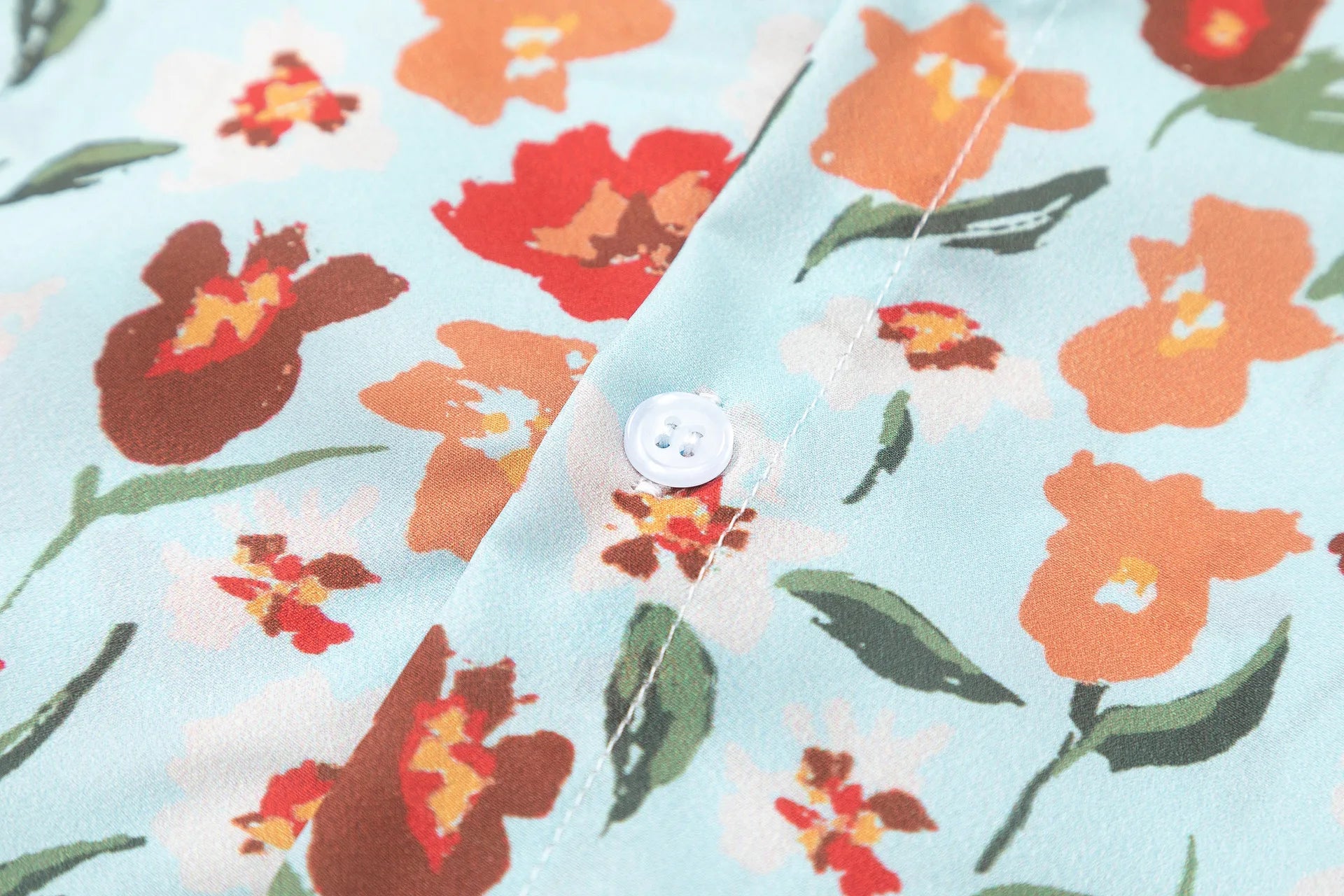 Shling Hawaiian Flower  Shirt Shling Men's Tshirt