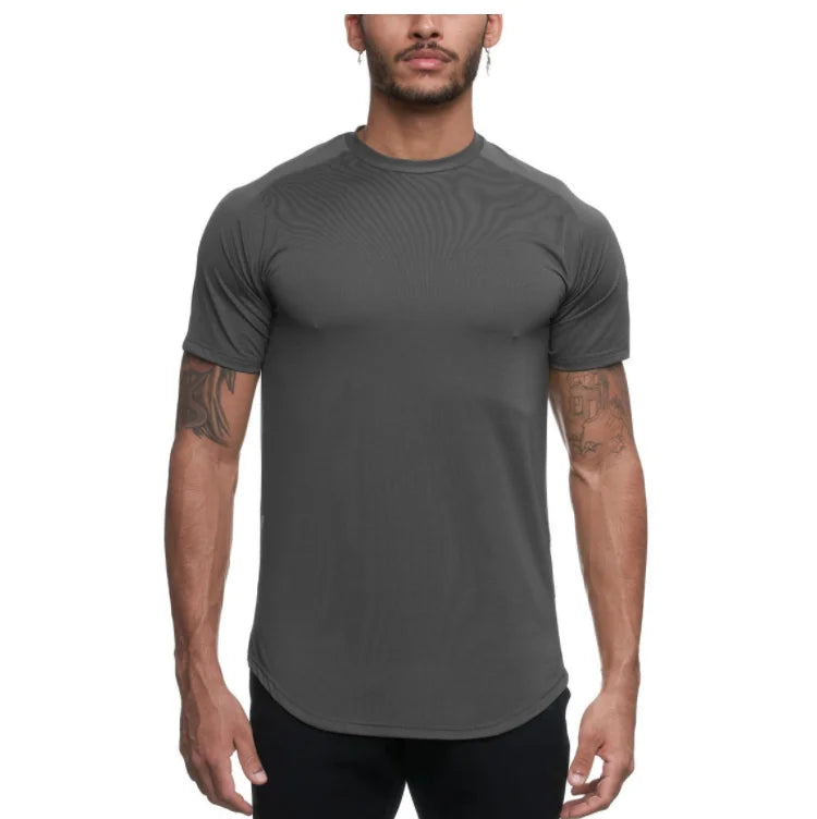 Shling Gym Long Line T Shirts Shling Men's Tshirt mens cloth mens t shirt