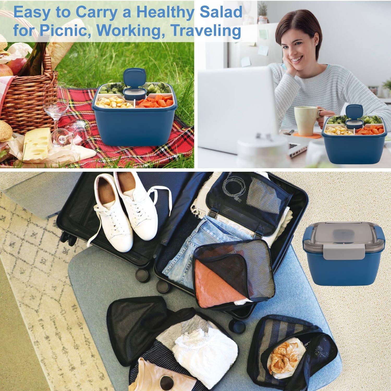 Salad Lunch Container to Go